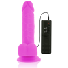 DIVERSIA - FLEXIBLE VIBRATING DILDO PURPLE 20.5 CM -O- 4.2 CM - Afbeelding 6