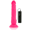DIVERSIA - FLEXIBLE VIBRATING DILDO PINK 21 CM -O- 4.9 CM - Afbeelding 5