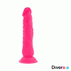 DIVERSIA - FLEXIBLE VIBRATING DILDO PINK 21 CM -O- 4.9 CM - Afbeelding 3