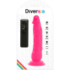 DIVERSIA - FLEXIBLE VIBRATING DILDO PINK 21 CM -O- 4.9 CM - Afbeelding 9