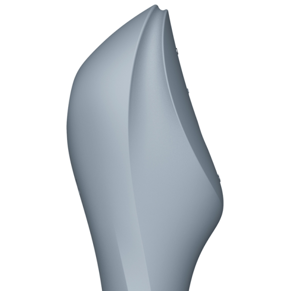 SATISFYER - CURVY TRINITY 3 AIR PULSE VIBRATOR GREY - Afbeelding 2