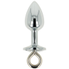 OHMAMA FETISH METAL BUTT PLUG WITH RING - Afbeelding 2