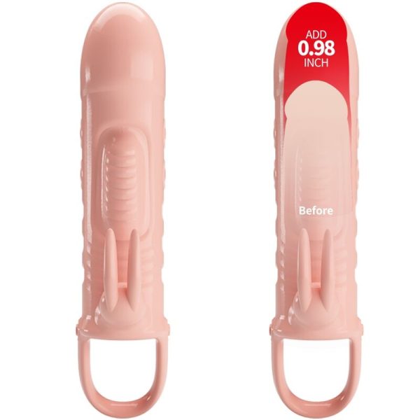 PRETTY LOVE - SLOANE NATURAL RABBIT PENIS SHEATH - Afbeelding 2