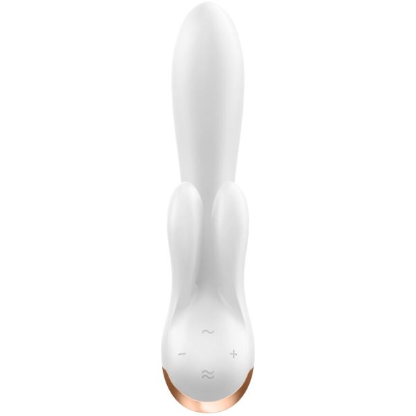 SATISFYER - DOUBLE FLEX VIBRATOR APP WHITE - Afbeelding 3