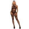 LEG AVENUE - NET HALTER BODYSTOCKING ONE SIZE - BLACK - Afbeelding 4