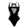 LEG AVENUE - BODY THONG RACERBACK BLACK - Afbeelding 5