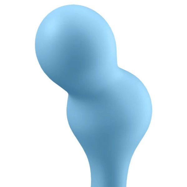 SATISFYER - DEEP DIVER VIBRATING PLUG APP BLUE - Afbeelding 3