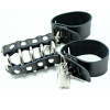 OHMAMA FETISH - PENIS CAGE WITH METAL RINGS AND LEATHER STRAPS - Afbeelding 2