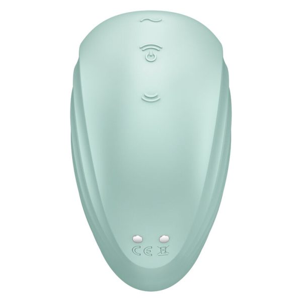 SATISFYER - PEARL DIVER AIR PULSE STIMULATOR & VIBRATOR GREEN - Afbeelding 3