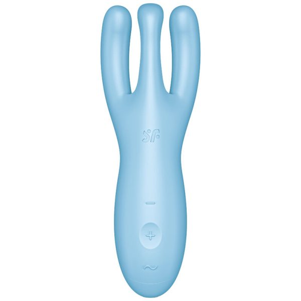 SATISFYER - THREESOME 4 VIBRATOR APP BLUE - Afbeelding 2