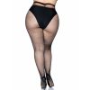 LEG AVENUE - FISHNET PANTYHOSE PLUS SIZE - Afbeelding 4
