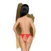 PENTHOUSE - NAUGHTY VALENTINE THONG RED S/M - Afbeelding 2
