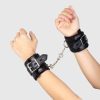 SECRETPLAY - BLACK BONDAGE HANDCUFFS BDSM COLLECTION - Afbeelding 6