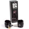 SECRETPLAY - BLACK BONDAGE HANDCUFFS BDSM COLLECTION - Afbeelding 2
