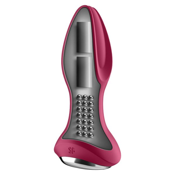 SATISFYER - ROTATOR PLUG 2+ VIBRATING PLUG APP RED - Afbeelding 2