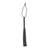 OHMAMA FETISH RIBBED SILICONE HANDLE FLOGGER 22 CM - Afbeelding 3