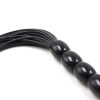 OHMAMA FETISH RIBBED SILICONE HANDLE FLOGGER 22 CM - Afbeelding 4