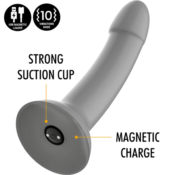 MYTHOLOGY - RUNE MAJESTIC DILDO S - VIBRATOR WATCHME WIRELESS TECHNOLOGY COMPATIBLE - Afbeelding 5