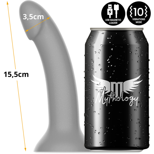 MYTHOLOGY - RUNE MAJESTIC DILDO S - VIBRATOR WATCHME WIRELESS TECHNOLOGY COMPATIBLE - Afbeelding 3