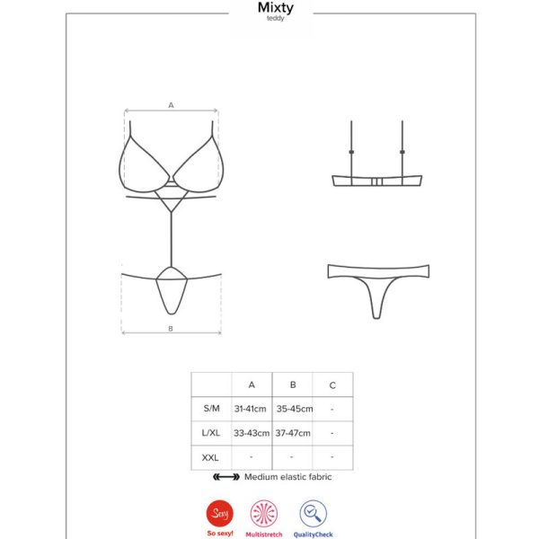 OBSESSIVE - MIXTY TEDDY L/XL - Afbeelding 5