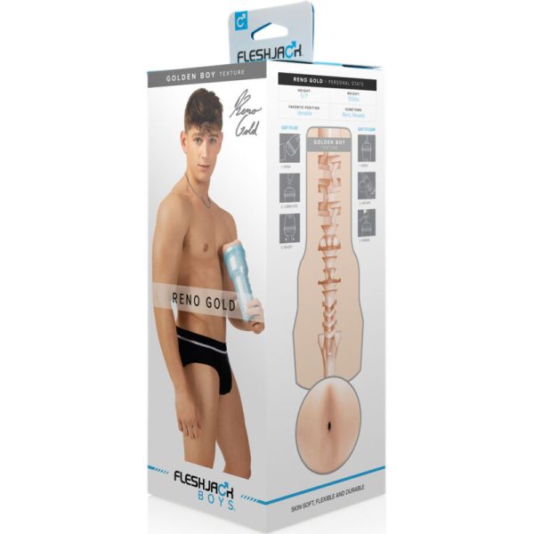 FLESHJACK - RENO GOLD GOLDEN BOY ANO MASTURBADOR - Afbeelding 4