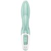 SATISFYER - AIR PUMP BUNNY 5+ INFLATABLE RABBIT VIBRATOR APP GREEN - Afbeelding 2