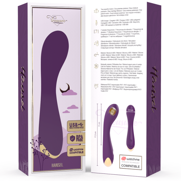 TREASURE - HANSEL G-SPOT VIBRATOR WATCHME WIRELESS TECHNOLOGY COMPATIBLE - Afbeelding 7