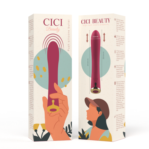 CICI BEAUTY - PREMIUM SILICONE PUSH BULLET - Afbeelding 8