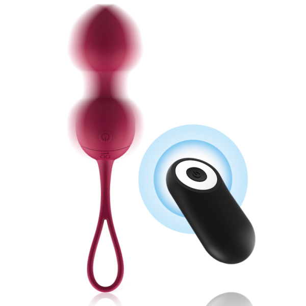 CICI BEAUTY - PREMIUM SILICONE 3 VIBRATING KEGEL BEADS REMOTE CONTROL - Afbeelding 3