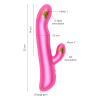 ONINDER - OSLO VIBRATION & ROTATION PINK - FREE APP - Afbeelding 4