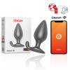 ONINDER - RIO VIBRATING ANAL PLUG BLACK - FREE APP - Afbeelding 2