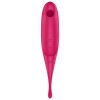 SATISFYER - TWIRLING PRO AIR PULSE STIMULATOR & VIBRATOR RED - Afbeelding 2