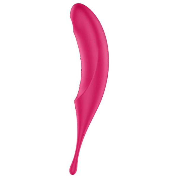 SATISFYER - TWIRLING PRO AIR PULSE STIMULATOR & VIBRATOR RED - Afbeelding 3