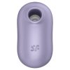 SATISFYER - PRO TO GO 2 DOUBLE AIR PULSE STIMULATOR & VIBRATOR VIOLET - Afbeelding 2