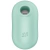 SATISFYER - PRO TO GO 2 DOUBLE AIR PULSE STIMULATOR & VIBRATOR GREEN - Afbeelding 2