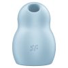 SATISFYER - PRO TO GO 1 DOUBLE AIR PULSE STIMULATOR & VIBRATOR BLUE - Afbeelding 2