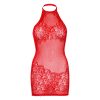 LEG AVENUE - RHINESTONE HALTER MINI DRESS ONE SIZE - RED - Afbeelding 3