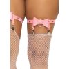 LEG AVENUE - VEGAN LEATHER TIGH HIGH GARTER ONE SIZE - PINK - Afbeelding 3