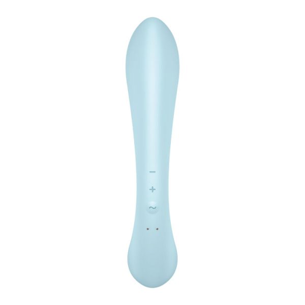 SATISFYER - TRIPLE OH HYBRID VIBRATION BLUE - Afbeelding 2
