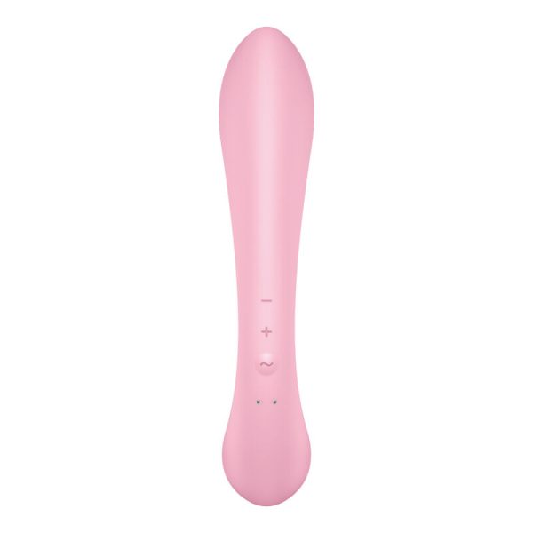 SATISFYER - TRIPLE OH HYBRID VIBRATION PINK - Afbeelding 3
