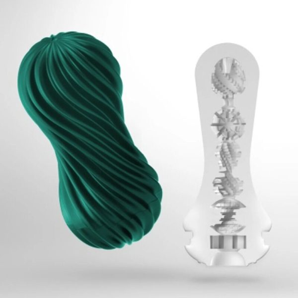 TENGA - FLEX FIZZY GREEN MASTURBATOR - Afbeelding 3