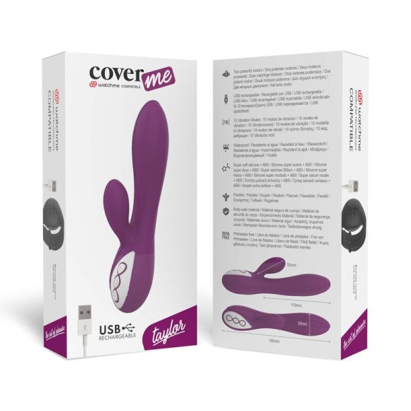 COVERME - TAYLOR VIBRATOR COMPATIBLE WITH WATCHME WIRELESS TECHNOLOGY - Afbeelding 7