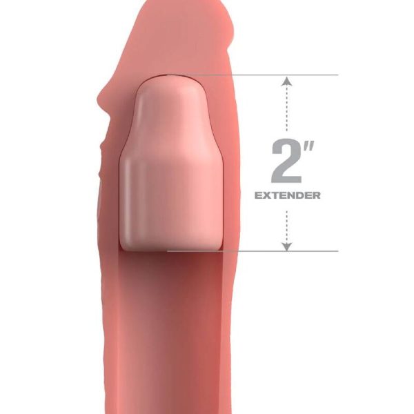 FANTASY X- TENSIONS - PIPEDREAMS EXTENSION W STRAP 15,24 CM SKIN - Afbeelding 2
