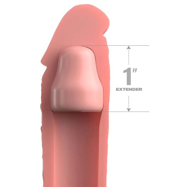 FANTASY X- TENSIONS - PIPEDREAMS SLEEVE 17,78 CM + 2,54 CM PLUG SKIN - Afbeelding 2
