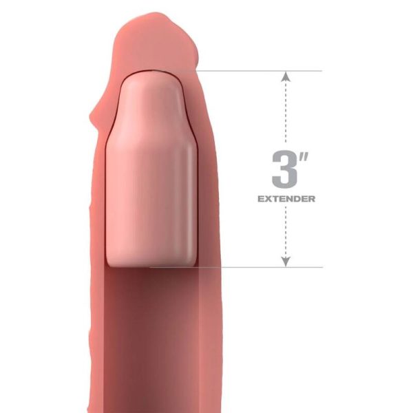 FANTASY X- TENSIONS - PIPEDREAMS SLEEVE 22,86 CM + 7,62 CM PLUG SKIN - Afbeelding 2