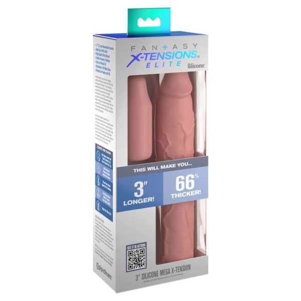 FANTASY X- TENSIONS - PIPEDREAMS SLEEVE 22,86 CM + 7,62 CM PLUG SKIN - Afbeelding 3