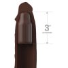 FANTASY X- TENSIONS - PIPEDREAMS SLEEVE 22,86 CM + 7,62 CM PLUG BROWN - Afbeelding 2