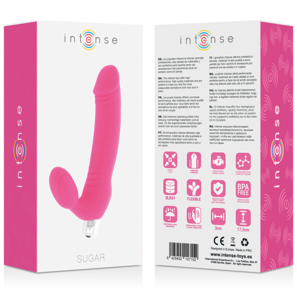INTENSE - SUGAR SEVEN SPEEDS SILICONE FUSHSIA - Afbeelding 6