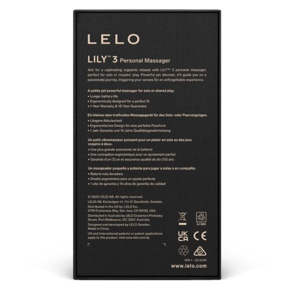 LELO - LILY 3 PERSONAL MASSAGER - LILAC - Afbeelding 4