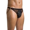 PASSION - 034 SLIP OPEN LUKE BLACK S/M - Afbeelding 3